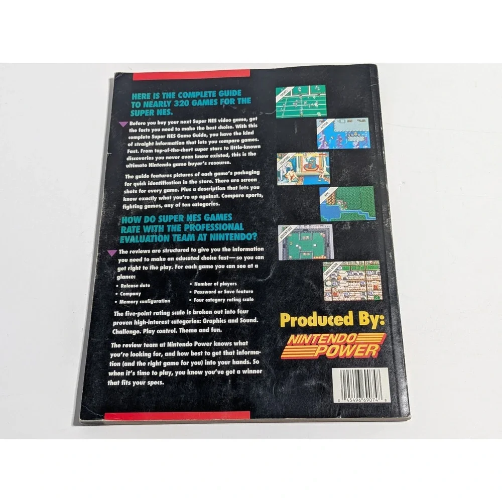 1991 Official Nintendo Player's Guide NES Games‎ Review Guide Ships Fast